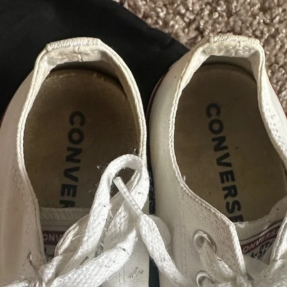 Two Pair Men’s 6 Converse Sky Blue and white Canvas Shoes - Picture 9 of 12